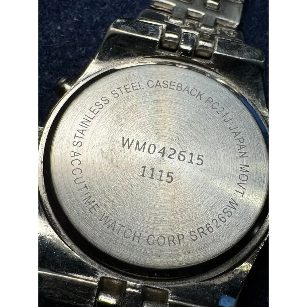 Accutime Watch Corp WM042615 1115 (needs battery)